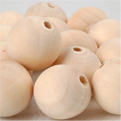 Creativ Company Houten kraal, d 20 mm, gatgrootte 4 mm, 14 stuk/ 1 doos