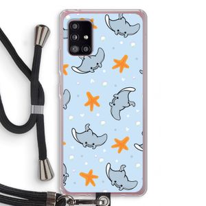 Manta: Samsung Galaxy A51 5G Transparant Hoesje met koord