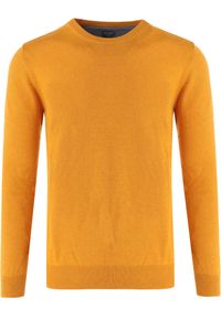 OLYMP Casual Modern Fit Trui ronde hals mango, Effen