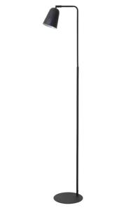 Light & Living Zwarte leeslampSalomo 147cm - 1819412