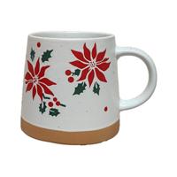 Kerstster Plant Tapse Stoneware Mok