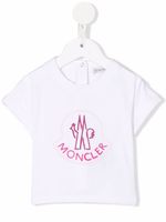 Moncler Enfant t-shirt à logo imprimé - Blanc - thumbnail