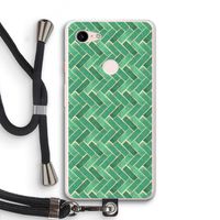 Moroccan tiles 2: Pixel 3 XL Transparant Hoesje met koord