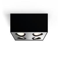 Philips WarmGlow LED Box plafond-/wandspot, 4x