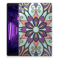 Lenovo Tab M10 HD (2de generatie) | Siliconen hoesje | Purple Flower