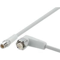 ifm Electronic EVF265 Verbindingskabel Aantal polen (sensoren): 3, 5 Stekker, recht, Bus, haaks 0.3 m 1 stuk(s)