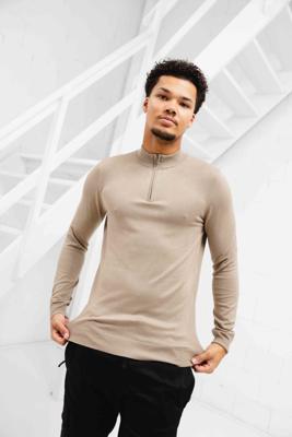 Pure Path Essential Knitwear Halfzip Sweater Heren Grijs - Maat XL - Kleur: Grijs | Soccerfanshop