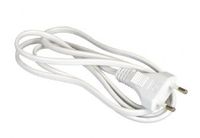 Aansluitsnoer EURO 1.5 M 2 x 0.75 mm wit