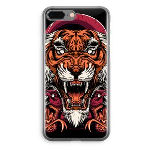 Tiger and Rattlesnakes: iPhone 8 Plus Transparant Hoesje