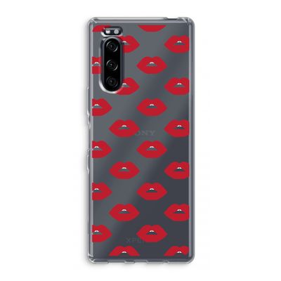 Lips: Sony Xperia 5 Transparant Hoesje