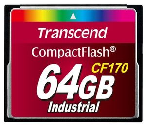 Transcend CF170 Industrial CF-kaart Industrial 64 GB