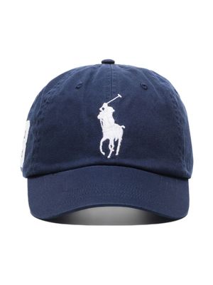 Polo Ralph Lauren casquette en coton à logo Polo Pony brodé - Bleu