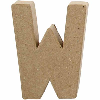 Creativ Company Letter papier-maché - w, 10cm