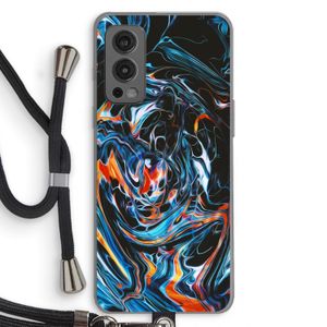 Black Unicorn: OnePlus Nord 2 5G Transparant Hoesje met koord