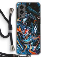 Black Unicorn: OnePlus Nord 2 5G Transparant Hoesje met koord Black Unicorn: OnePlus Nord 2 5G Transparant Hoesje met koord