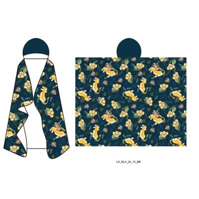 Disney The Lion King fleece plaid met capuchon 120 x 150 cm - polyester