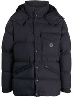 Moncler veste imperméable à capuche - Bleu