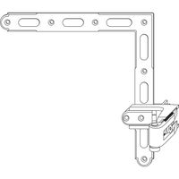 Hoekhengen gr.1 32-50/18 z.i. zwart rustic - thumbnail