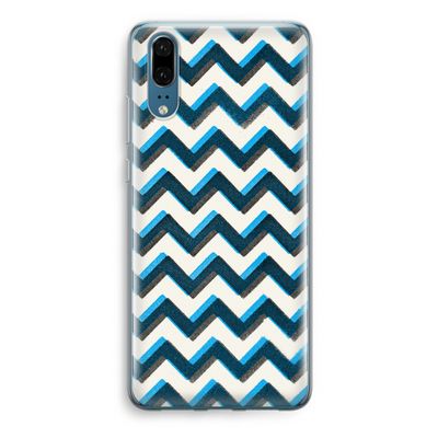 Onderbroken lijn: Huawei P20 Transparant Hoesje