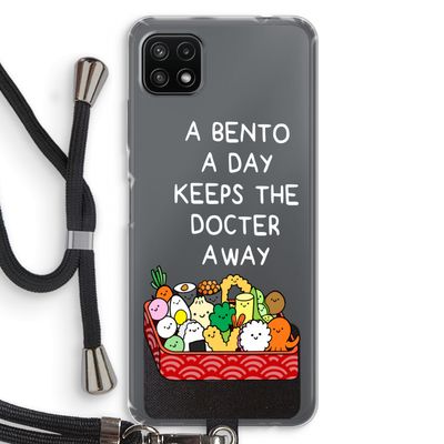 Bento a day: Samsung Galaxy A22 5G Transparant Hoesje met koord