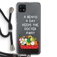Bento a day: Samsung Galaxy A22 5G Transparant Hoesje met koord