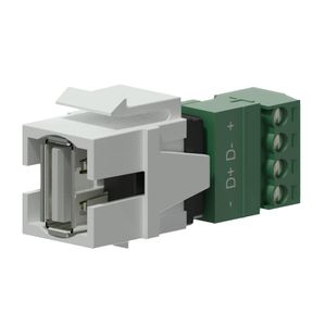 Procab VCK625/W Keystone USB A-4p connector wit