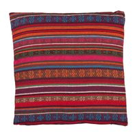 Sierkussen Mexican - rood/paars - 45x45 cm - thumbnail