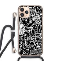 Vexx Black Mixtape: iPhone 11 Pro Transparant Hoesje met koord