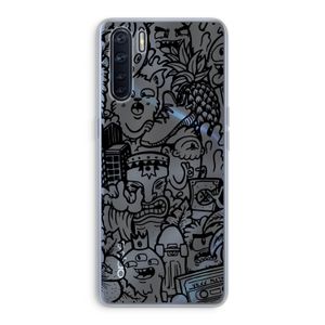 Vexx Black Mixtape: Oppo A91 Transparant Hoesje