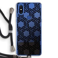 Geometrisch patroon: Xiaomi Mi Mix 3 Transparant Hoesje met koord
