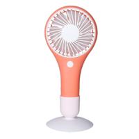Mini ventilator/handventilator - 20 x 10 cm - perzikroze - Verkoeling in zomer Mini ventilator/handventilator - 20 x 10 cm - perzikroze - Verkoeling in zomer