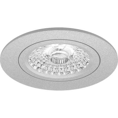 Spot Armatuur GU10 - Pragmi Pulse Pro - GU10 Inbouwspot - Rond - Mat Zilver - Aluminium - Ø78mm