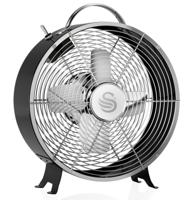 Swan - Retro 8 Inch Tafelventilator - Zwart