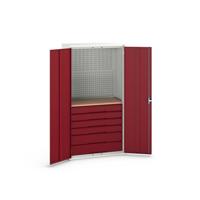 Bott Verso Systeemkast | 1050x550x2000mm | 6 Lades | 1 Perfo Achterwand | RAL 3004 - 16926573.24 Bott Verso Systeemkast | 1050x550x2000mm | 6 Lades | 1 Perfo Achterwand | RAL 3004 - 16926573.24