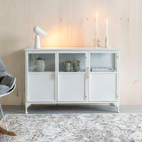 ZILT Dressoir Majah metaal 120cm - Wit - thumbnail