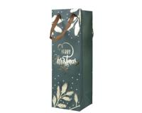 Giftbag papier l10b12h36 cm groen/goud Decoris - Decoris Giftbag papier l10b12h36 cm groen/goud Decoris - Decoris