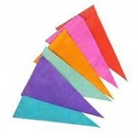 Boland feestvlaggetjes - Papier - vlaggenlijn multi kleuren - 10 meter - Feestversiering