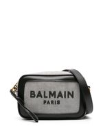 Balmain B-Army logo-embroidered crossbody bag - Noir