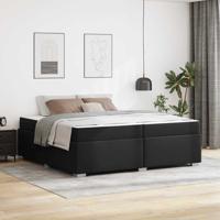 Bedframe Zwart 200 x 200 cm Kunstleer
