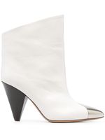 ISABEL MARANT bottines Lapio 90 mm en cuir - Blanc