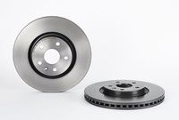 Remschijf COATED DISC LINE BREMBO, Remschijftype: Binnen geventileerd, u.a. für Saab, Vauxhall, Opel