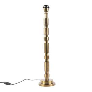 QAZQA Art Deco tafellamp brons zonder kap - Torre