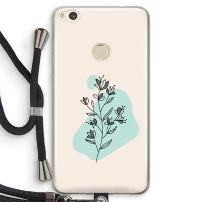 Violets are blue: Huawei Ascend P8 Lite (2017) Transparant Hoesje met koord