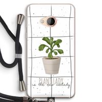 Kamerplant op vensterruit: HTC U Play Transparant Hoesje met koord