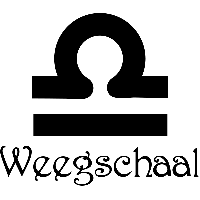 Weegschaal sterrenbeeld - Muursticker