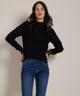 trui met kabeldessin trui met kabeldessin