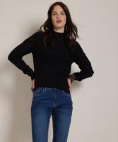 trui met kabeldessin trui met kabeldessin