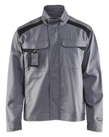 Blåkläder Industriejack. Ongevoerd 40541800 | Grijs/Zwart | Maat 3XL - 7330509357354
