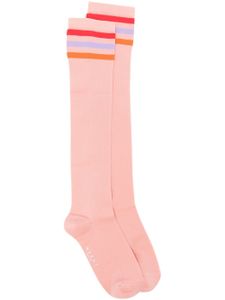 Marni chaussettes à rayures - Rose