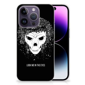 Silicone Back Case Apple iPhone 14 Pro Skull Hair